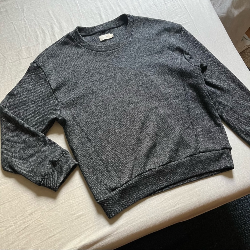 Nico Nico heather medium grey knit‎ crew neck pullover sweater